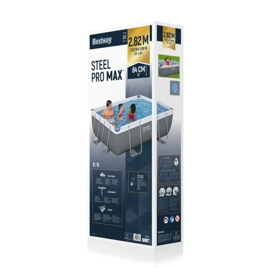 ⁦בריכת אולטרה מלבנית (282X196X84) 56629 מבית BESTWAY⁩ – תמונה ⁦8⁩