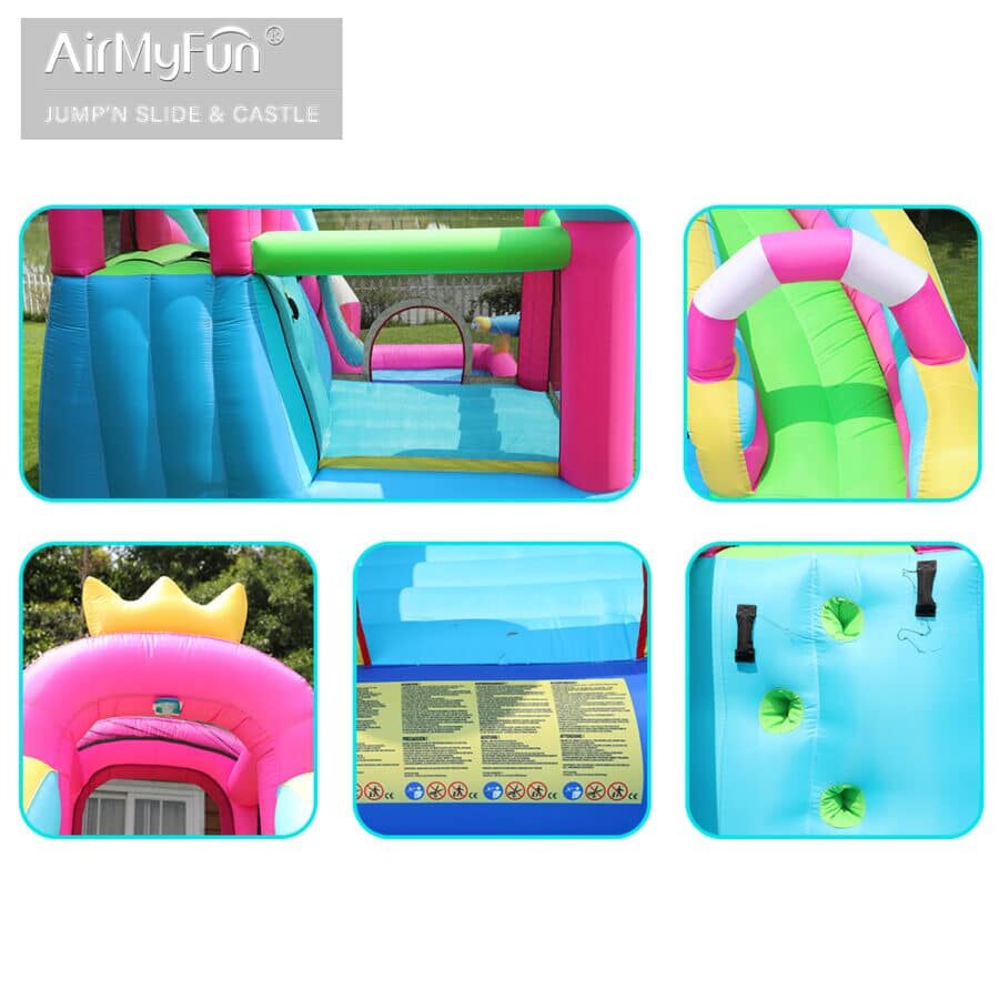 ⁦מתנפח מים גדול טירת הנסיכות הקסומה W83002 מבית Air My Fun⁩ – תמונה ⁦10⁩