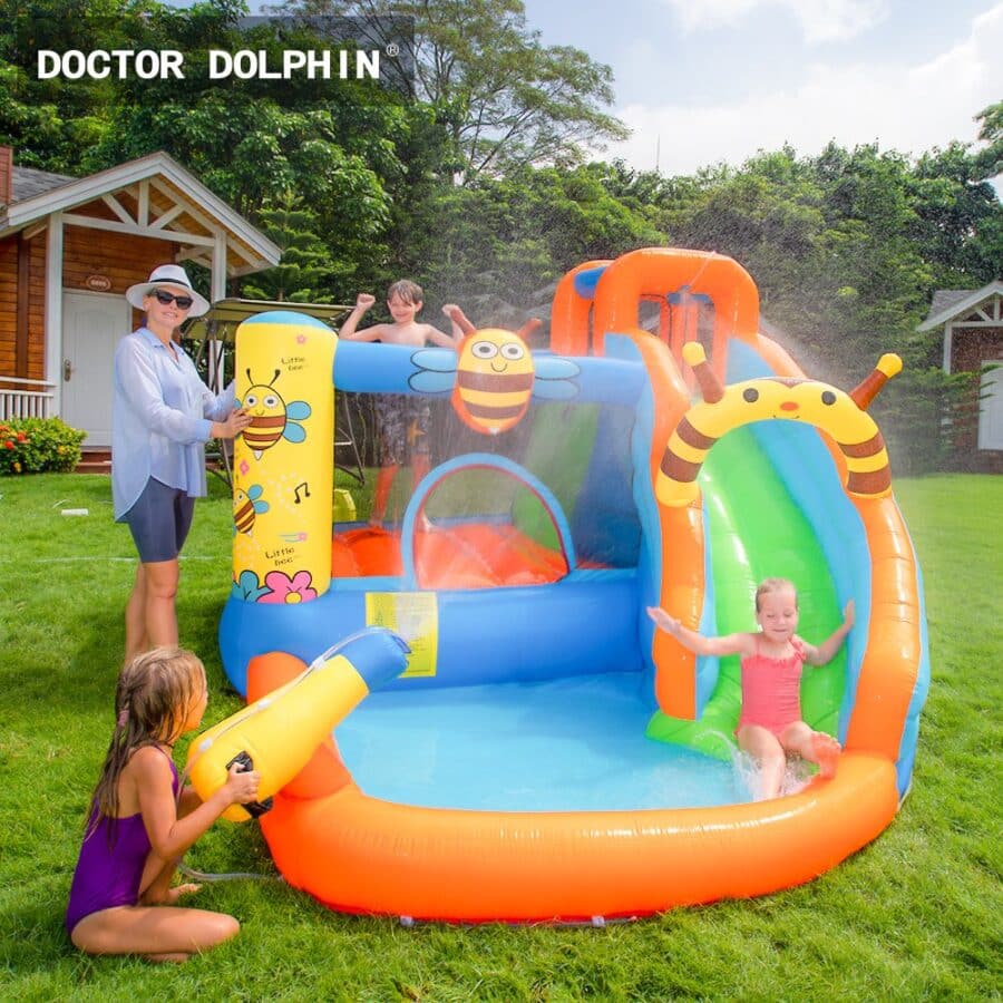 ⁦מתנפח מים גדול כוורת הדבורים W63120 מבית Doctor Dolphin⁩ – תמונה ⁦3⁩