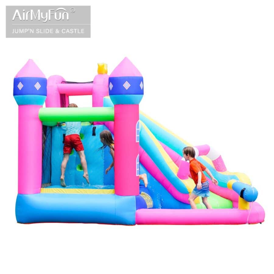⁦מתנפח מים גדול טירת הנסיכות הקסומה W83002 מבית Air My Fun⁩ – תמונה ⁦6⁩