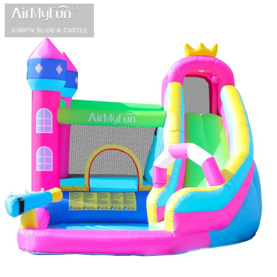 ⁦מתנפח מים גדול טירת הנסיכות הקסומה W83002 מבית Air My Fun⁩ – תמונה ⁦8⁩